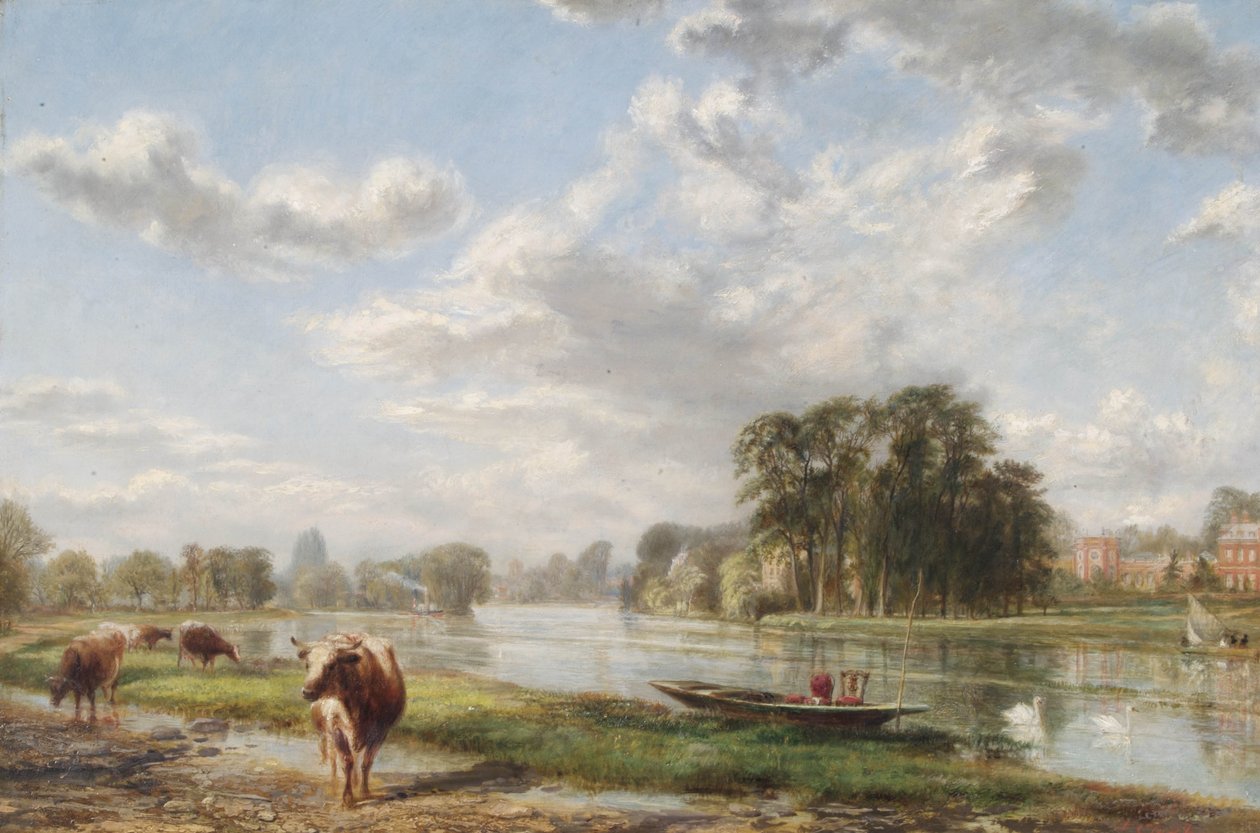 Orleans Evi, Twickenham, 1825 dolayları by John Cleghorn