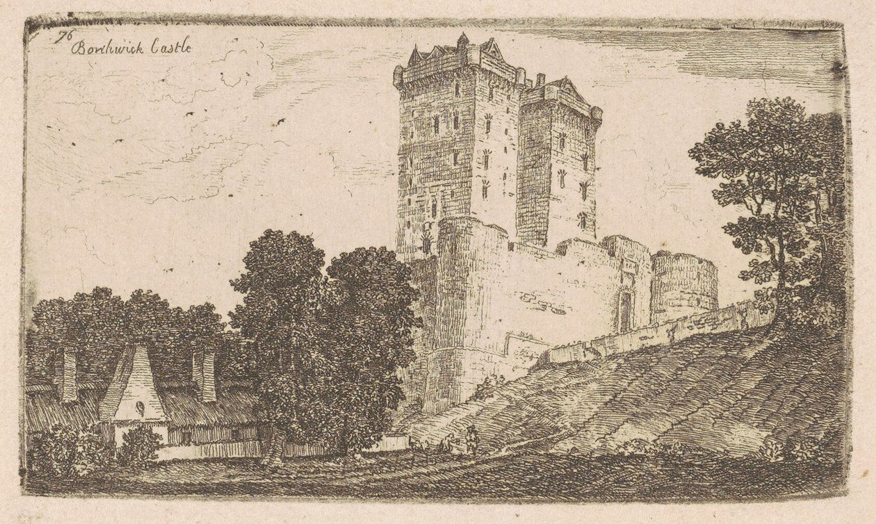 Borthwick Kalesi by John Clerk, of Eldin