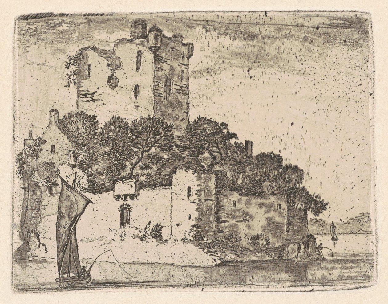 Loch Orr Kalesi by John Clerk, of Eldin
