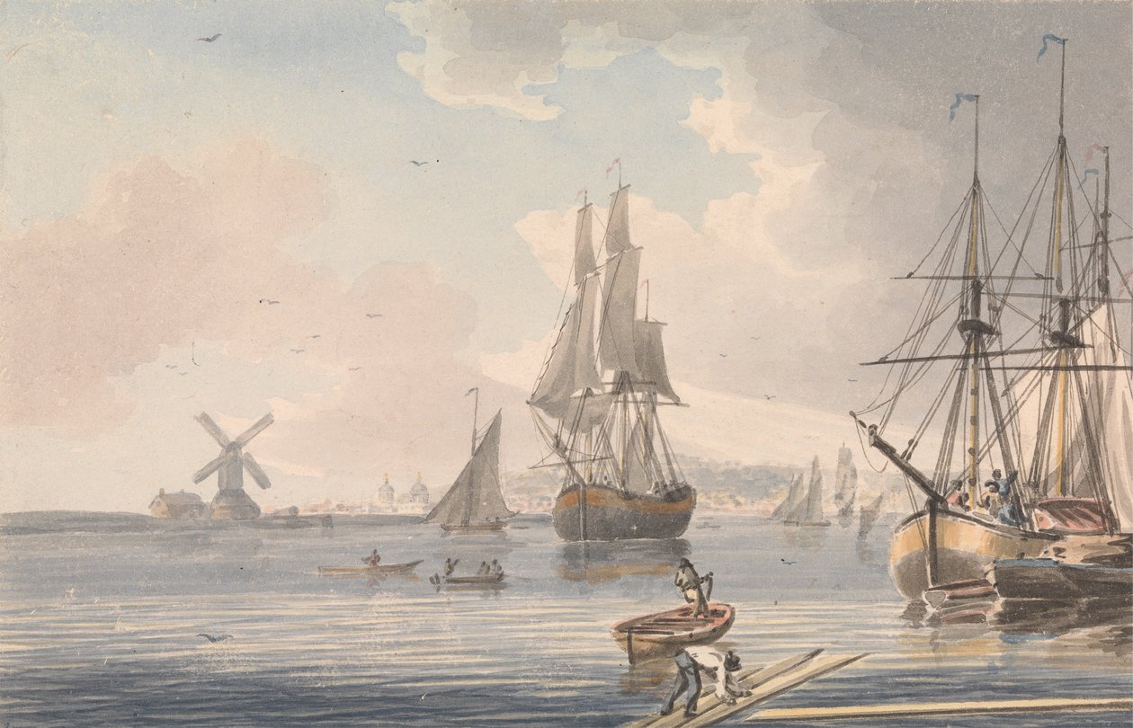 Deptford Tersanesi, Kent by John Cleveley the Younger