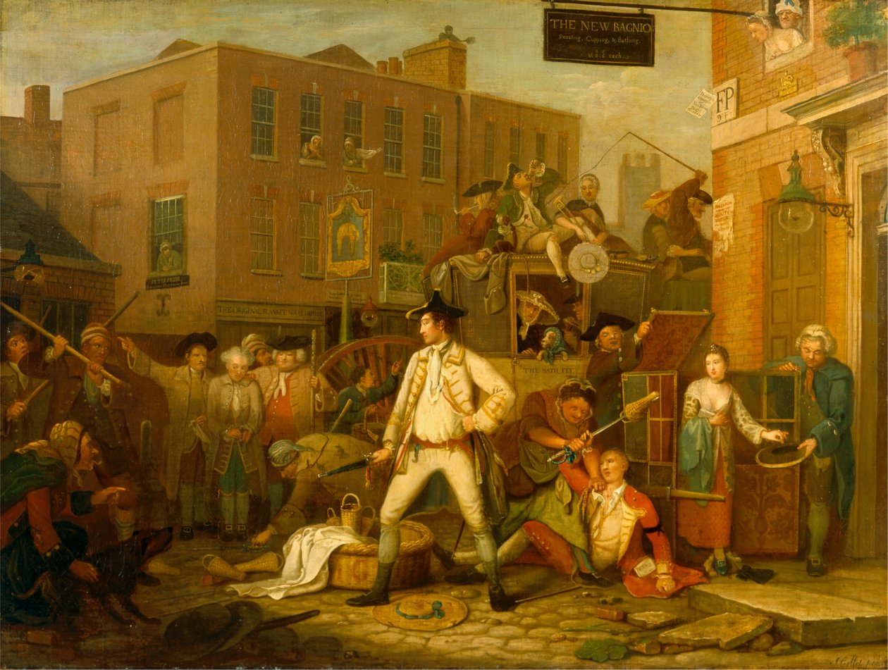 Bir Londra Caddesindeki Sahne by John Collet