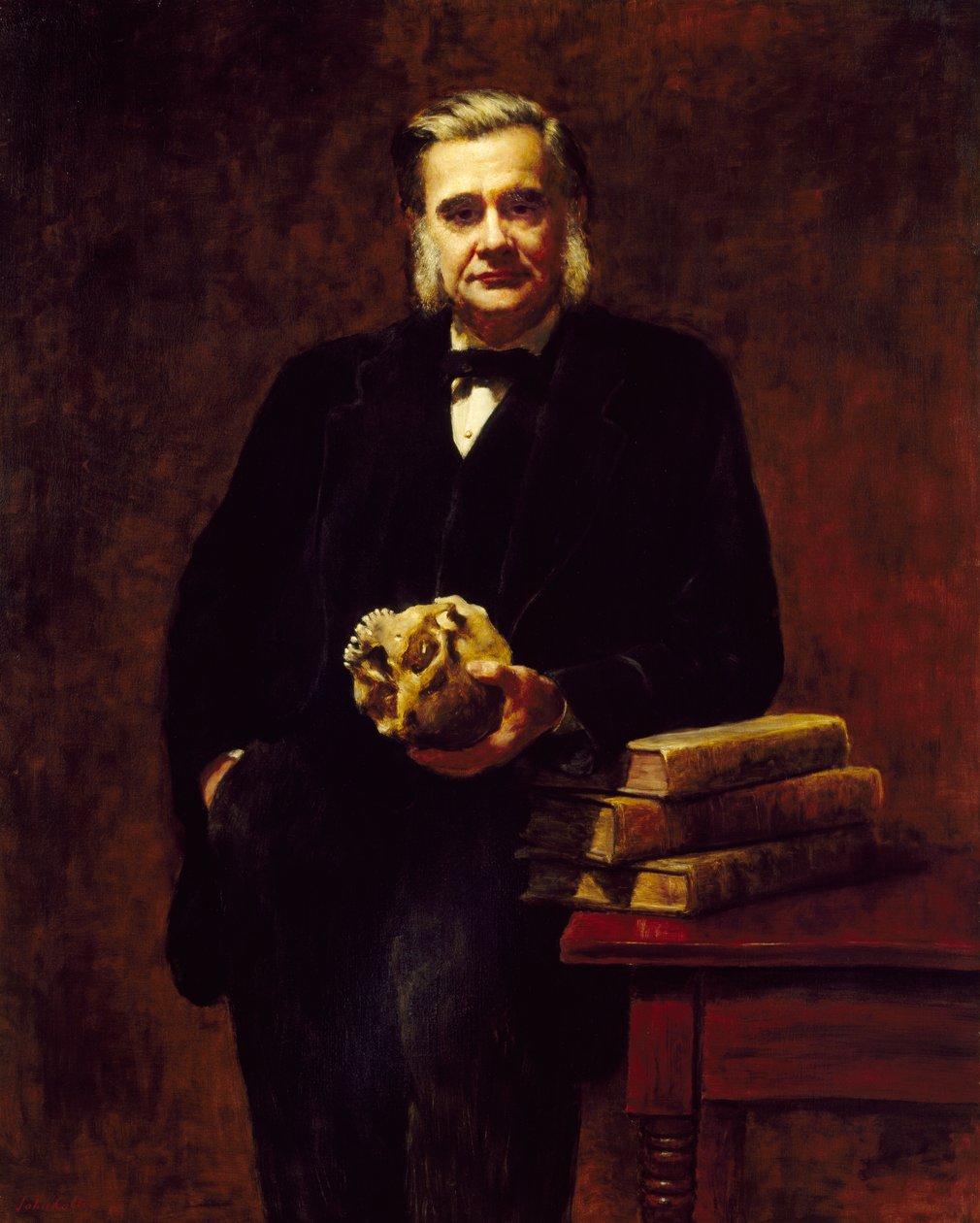 Thomas Huxley (1825-95) 1883 (tuval üzerine yağlı boya) by John Collier