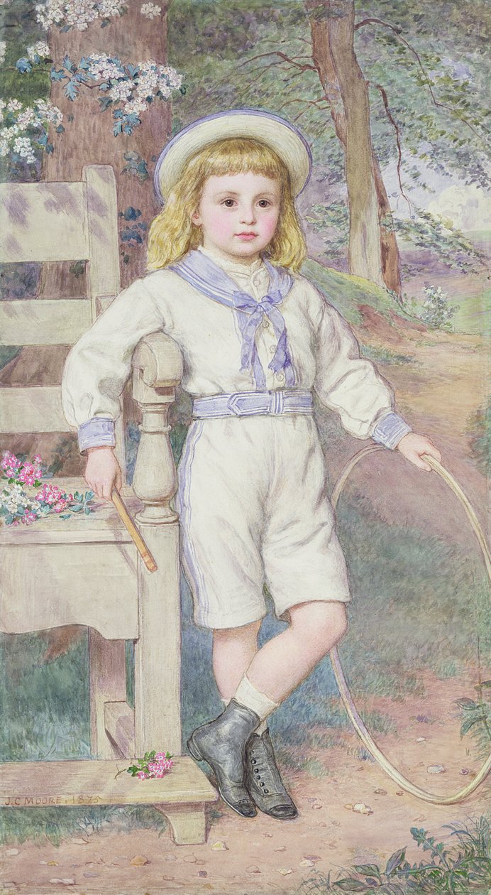 Çemberli Çocuk by John Collingham Moore