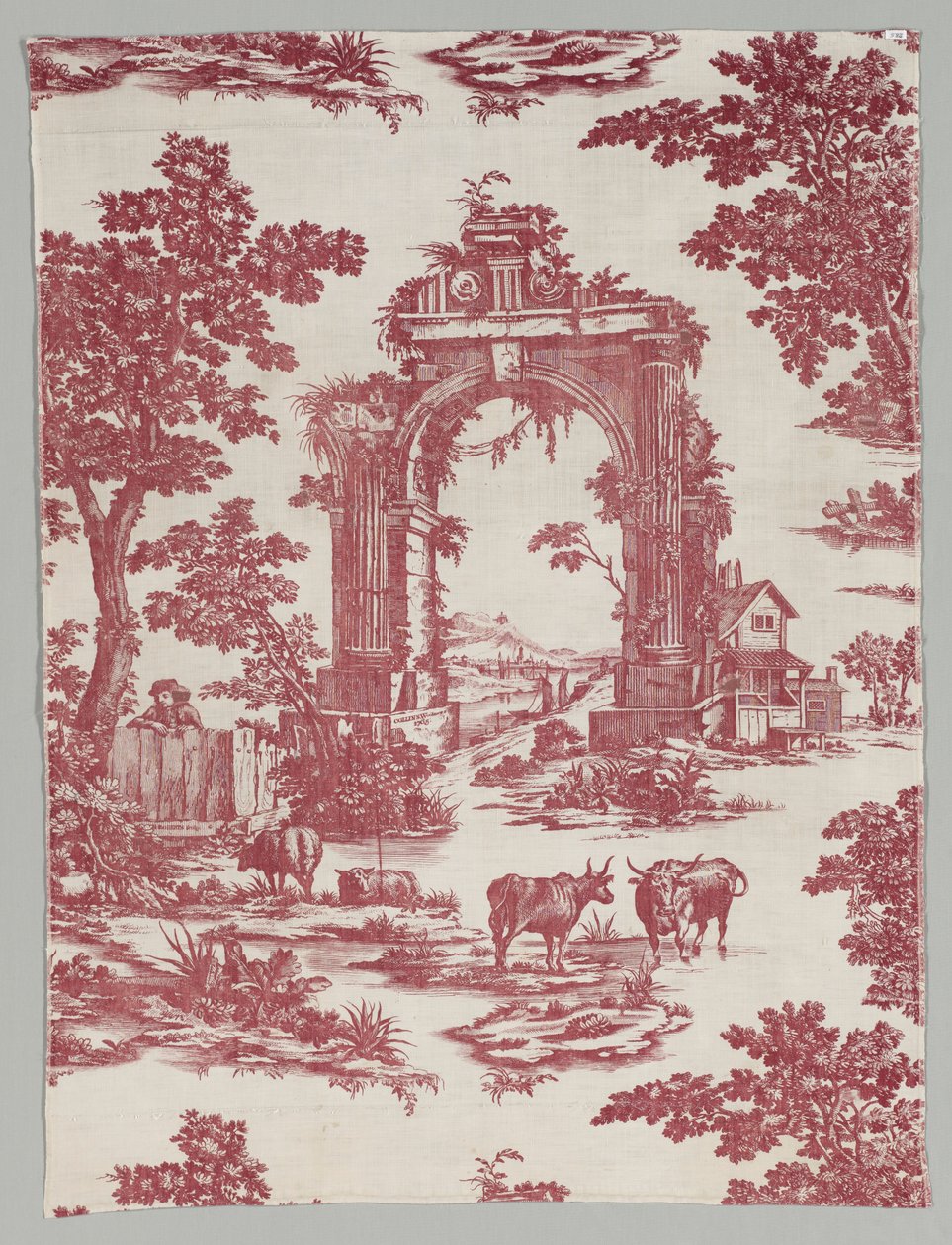 Bakır Levha Baskılı Pamuk, 1765. by John Collins