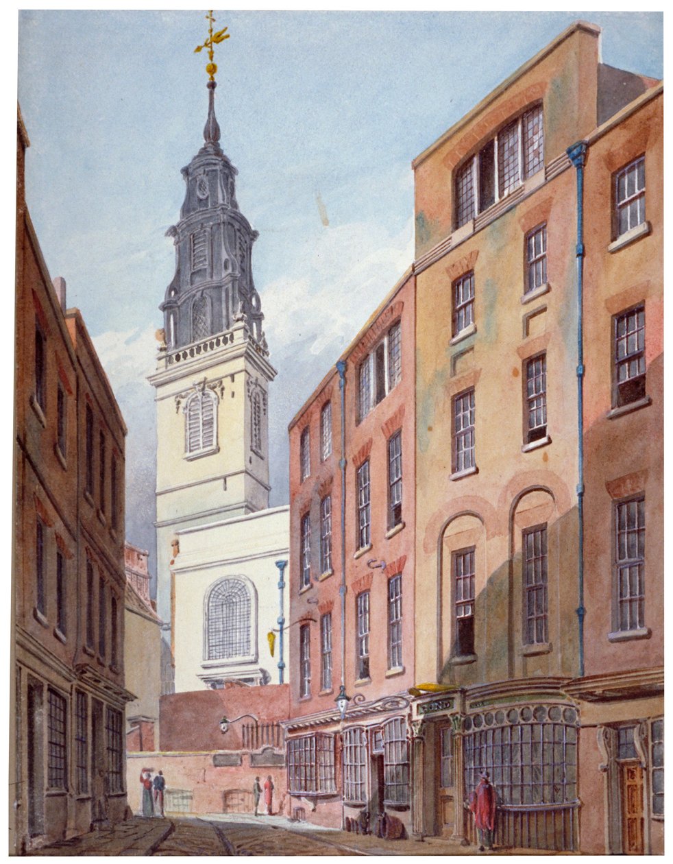 St Michael Kilisesi, Crooked Lane ve Crooked Lane