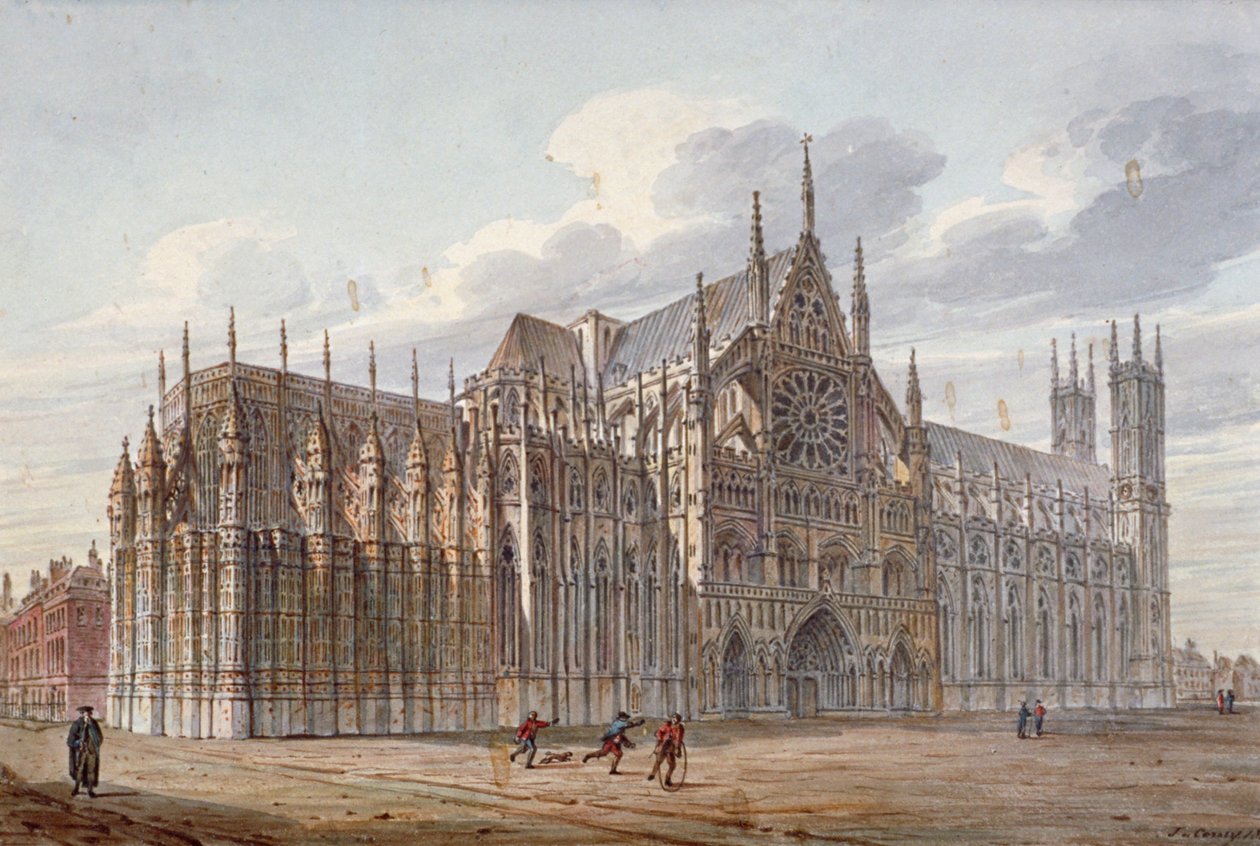 Westminster Manastırı, Londra, 1816. by John Coney