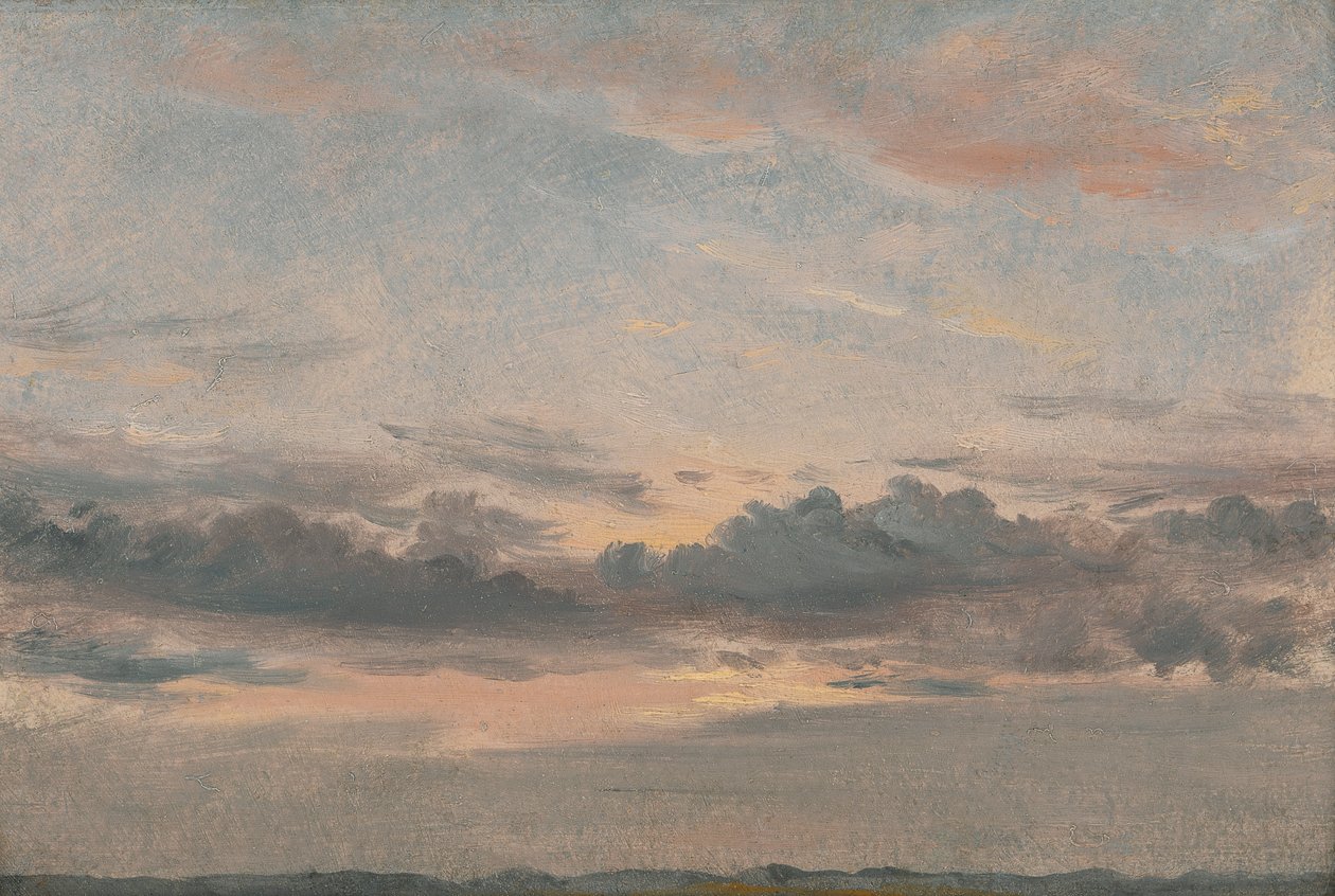 Bir Bulut Çalışması, Gün Batımı by John Constable
