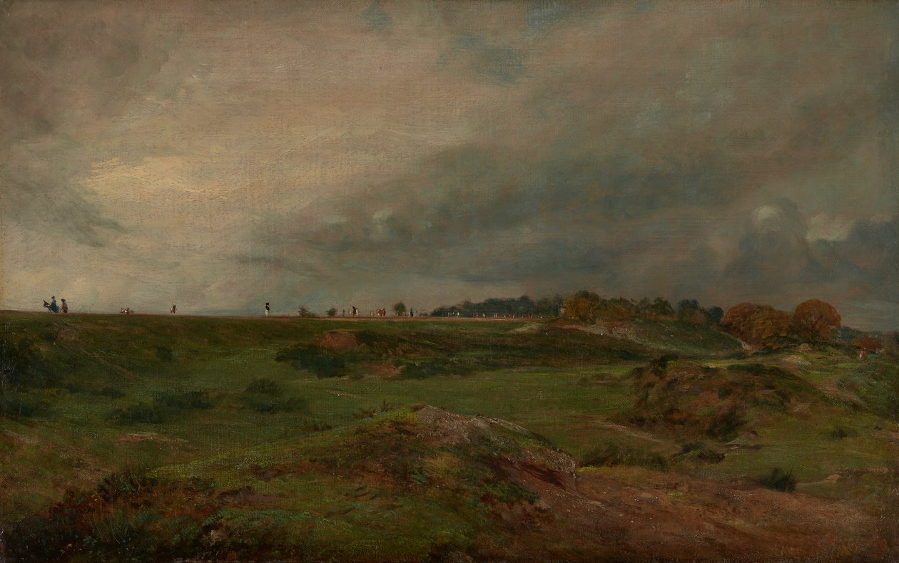 Hampstead Heath boyunca bir yol by John Constable