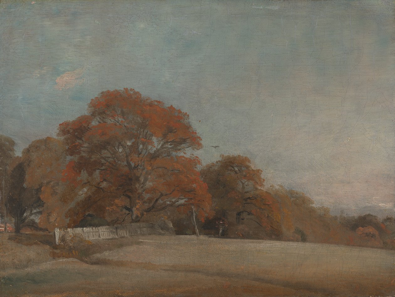Doğu Bergholt'ta Bir Sonbahar Manzarası by John Constable