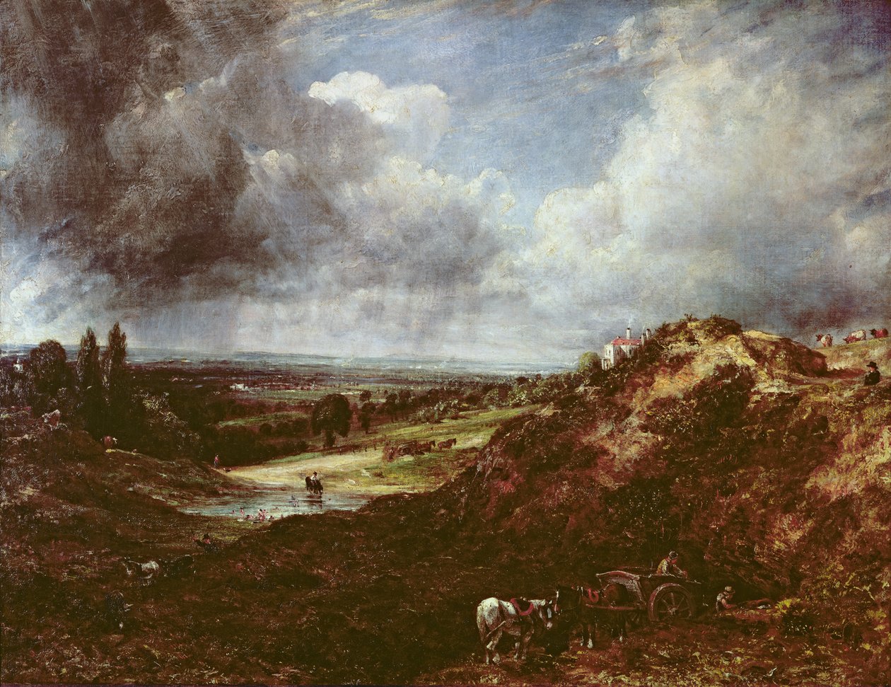 Branch Hill Pond, Hampstead Heath, 1828  by John Constable