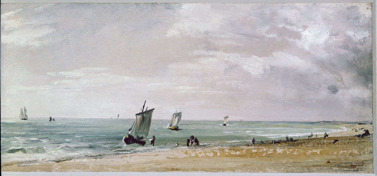 Brighton Sahili (tuval üzerine yağlı boya by John Constable
