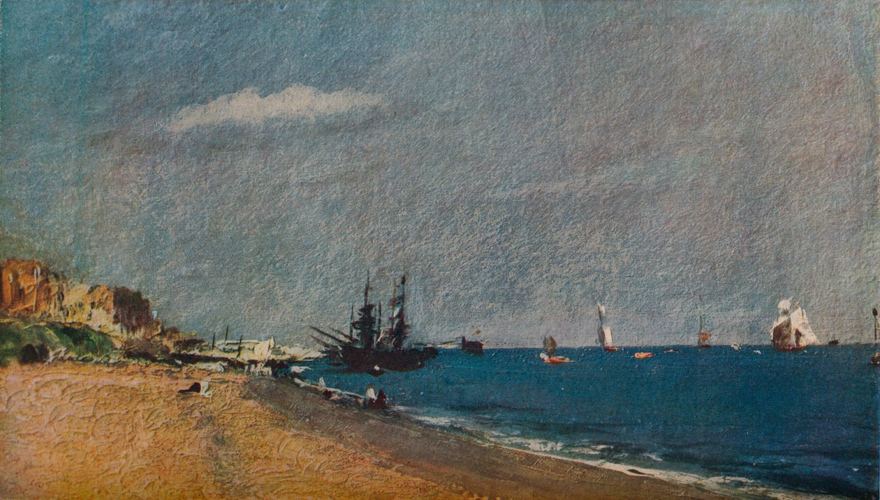 Brighton Sahili, Colliers ile, 1824 by John Constable