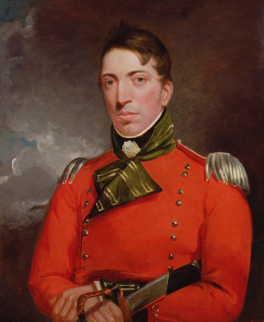 Kaptan Richard Gubbins, c.1804-05 (tuval üzerine yağlı boya) by John Constable