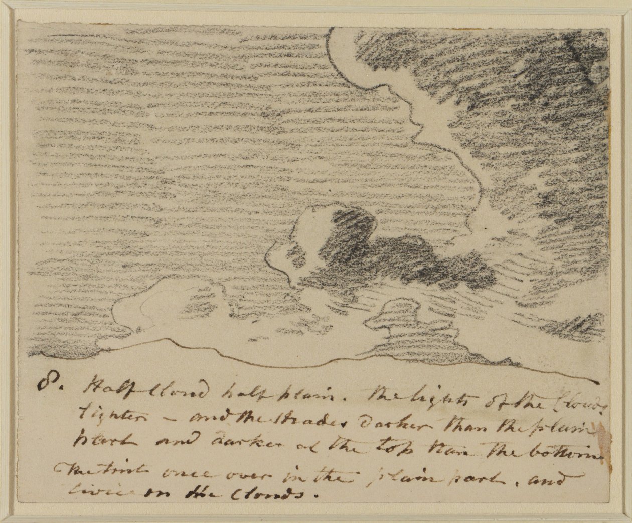 Bulut çalışması (Alexander Cozens Engravings of Skyes