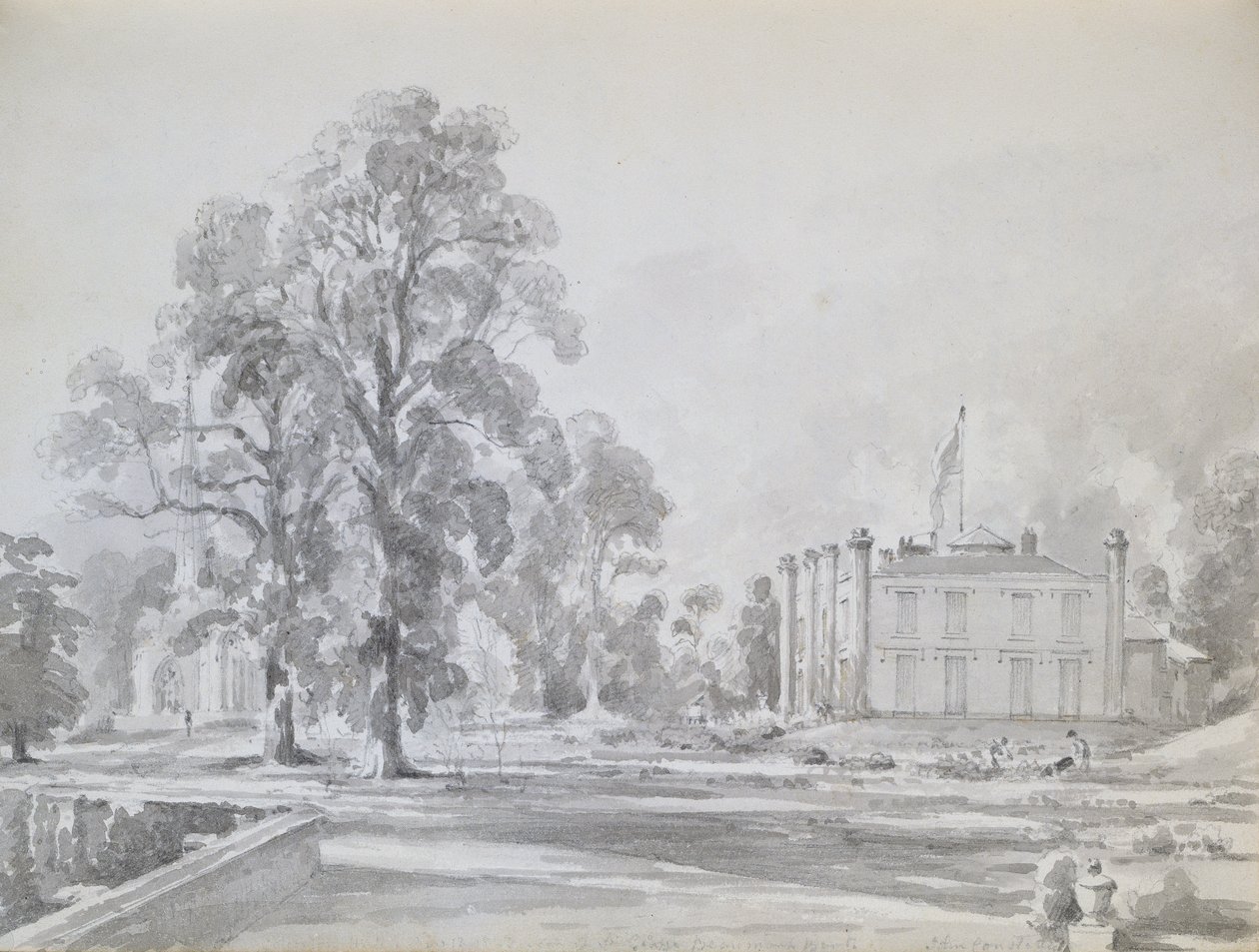 Coleorton Hall, Leicestershire, Sir George Beaumont