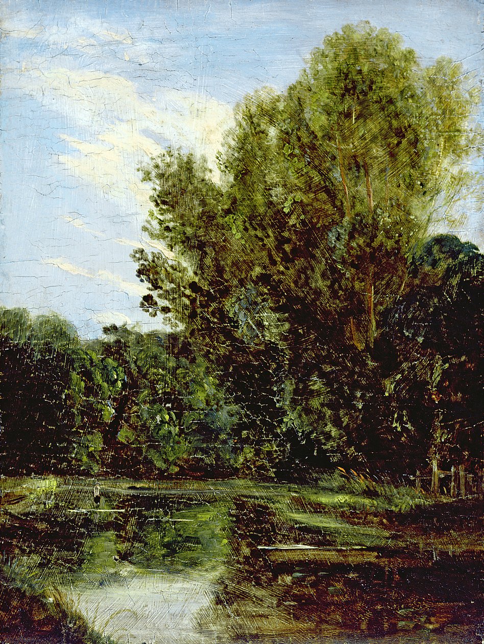 Hampstead Havuzlarının Köşesi (gemide petrol) by John Constable
