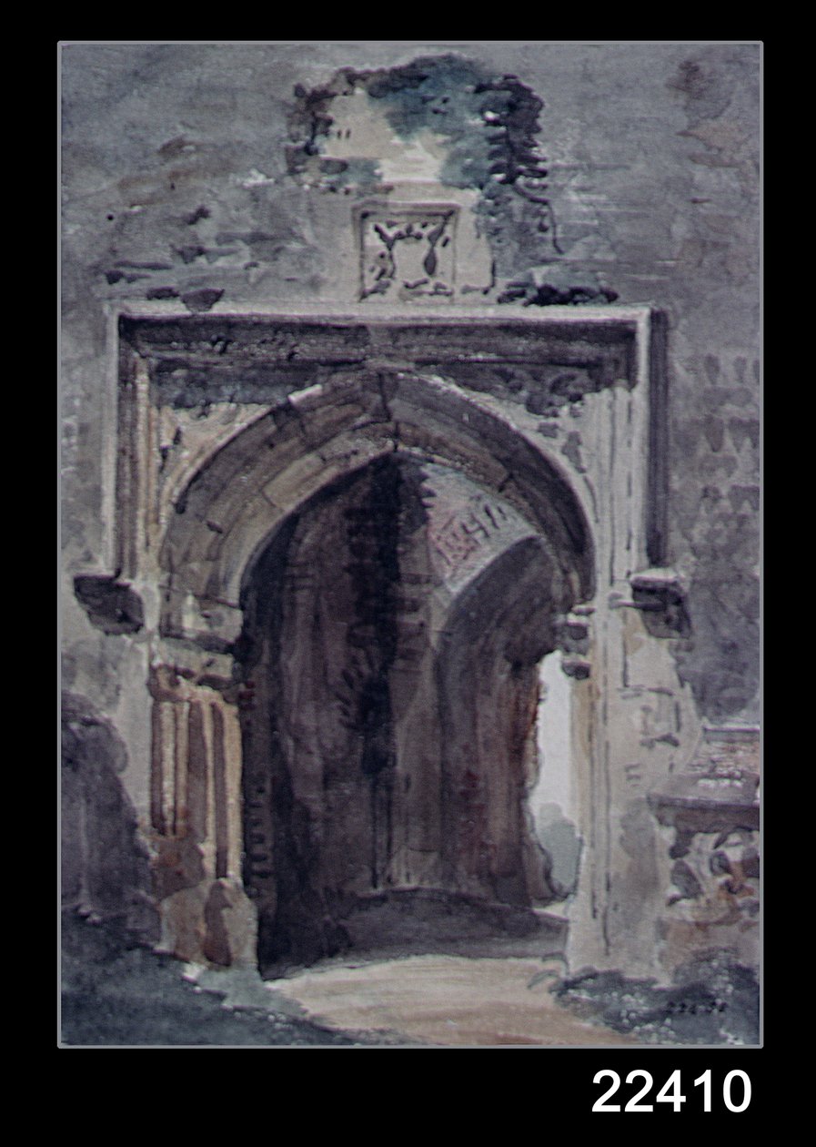 Doğu Bergholt Kilisesi: Harap Kulenin Güney Kemeri, 1806 by John Constable