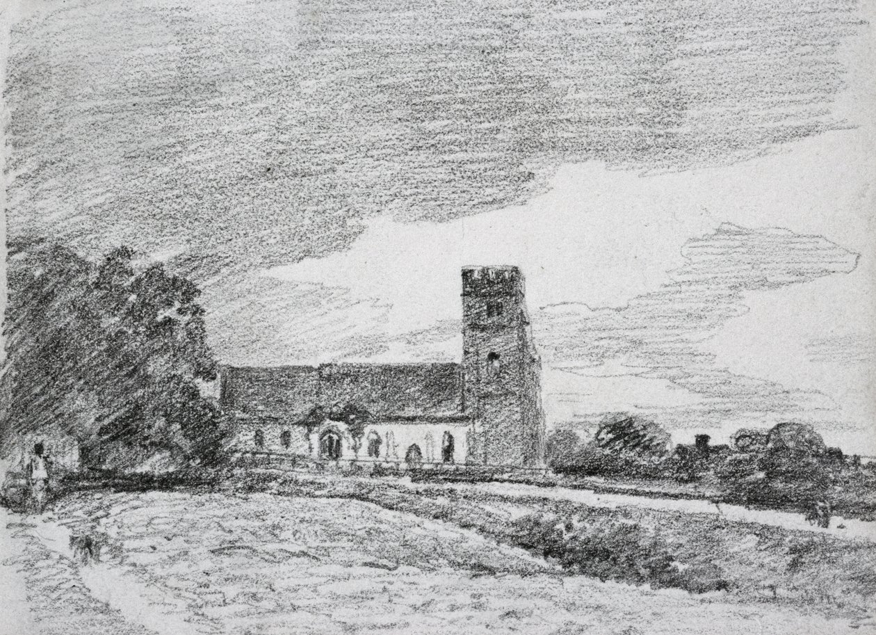 Feering Kilisesi, 1814 by John Constable