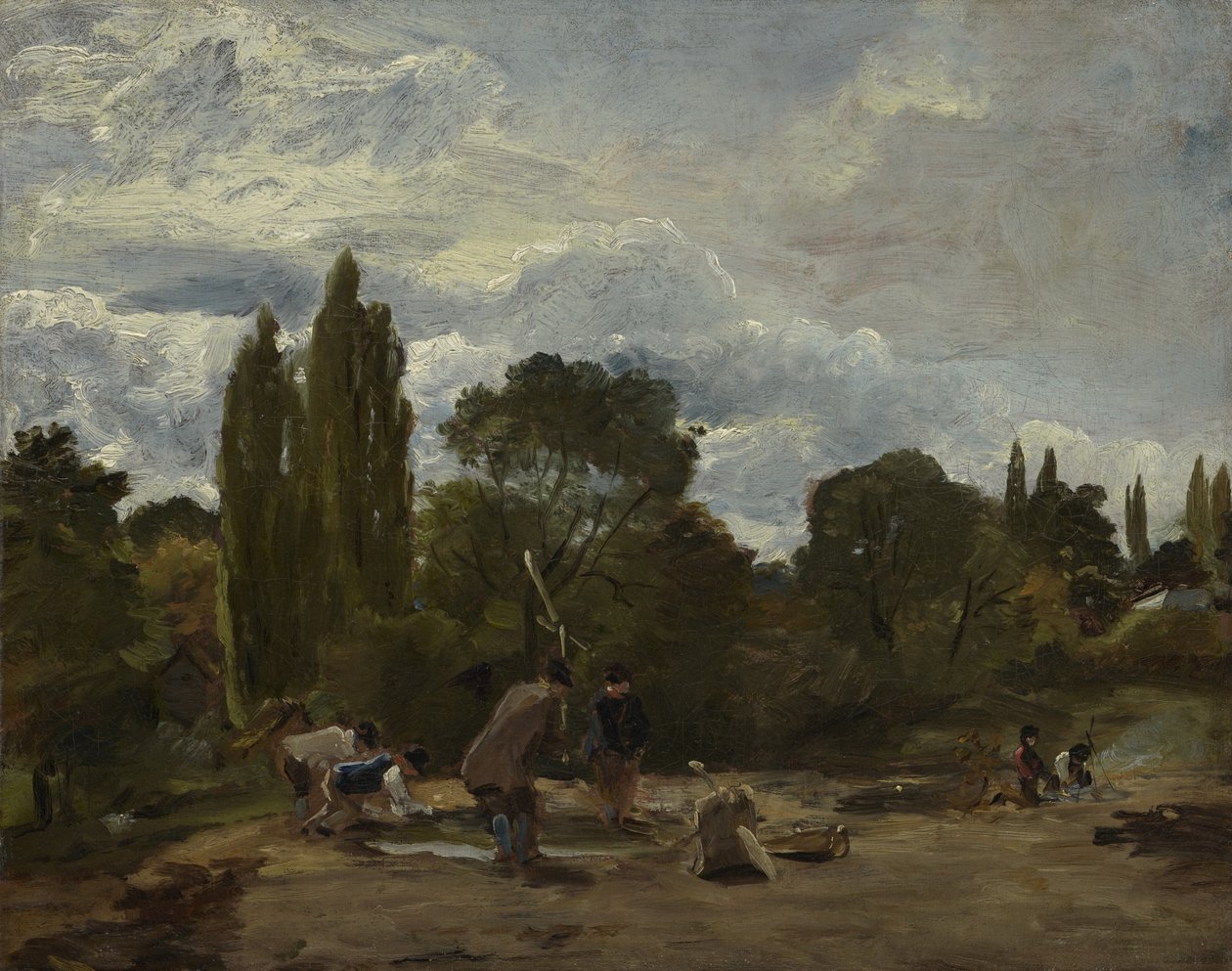 Sallanan Şalgam başları, Doğu Bergholt, c.1812-15 by John Constable