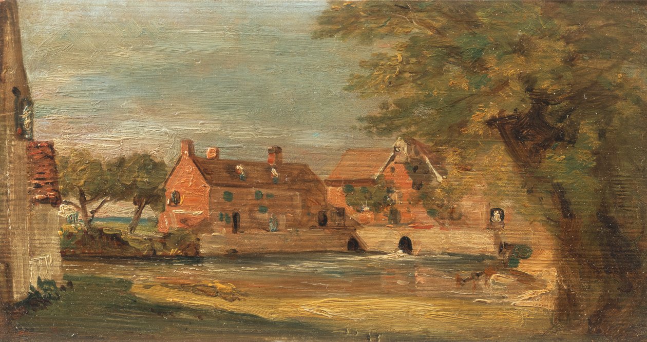 Flatford Mill, 1810 ve 1811 arasında. by John Constable