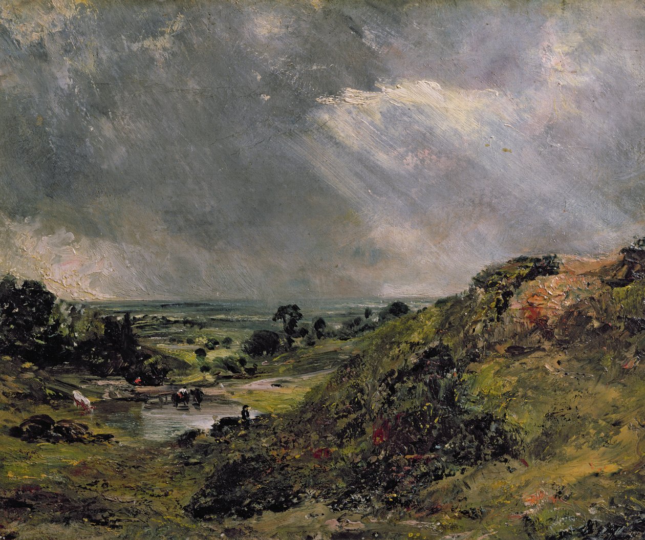 Hampstead Heath, Branch Hill Göleti, 1828 by John Constable