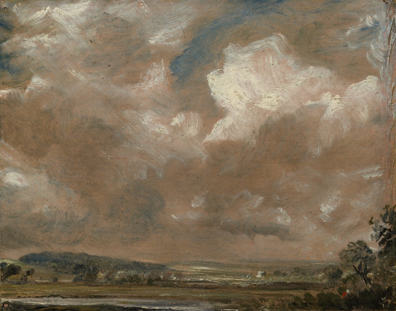 Harnham Sırtı, Salisbury, 1829 dolayları by John Constable