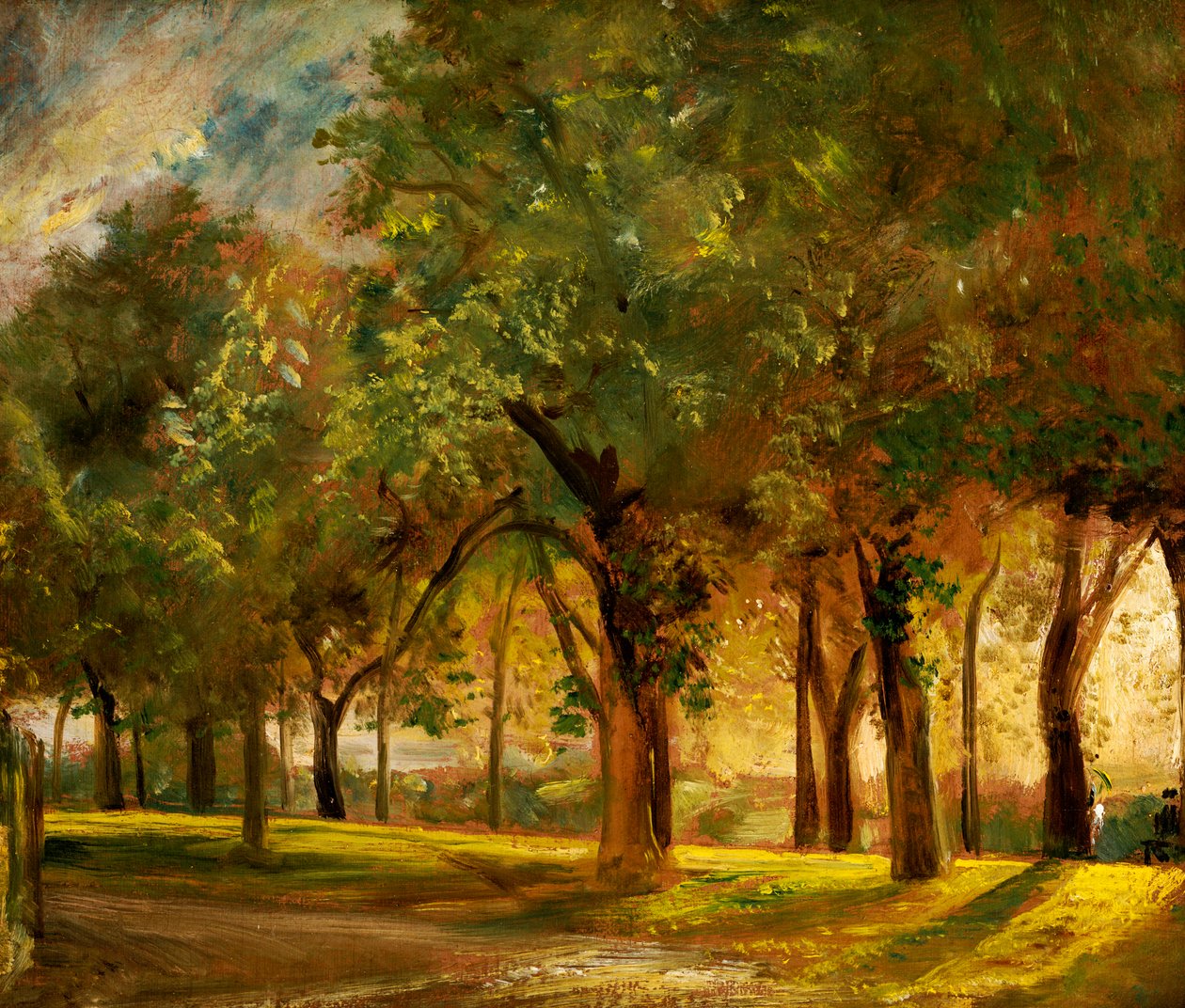 Yargıcın Yürüyüşü, Hampstead, c.1820 by John Constable