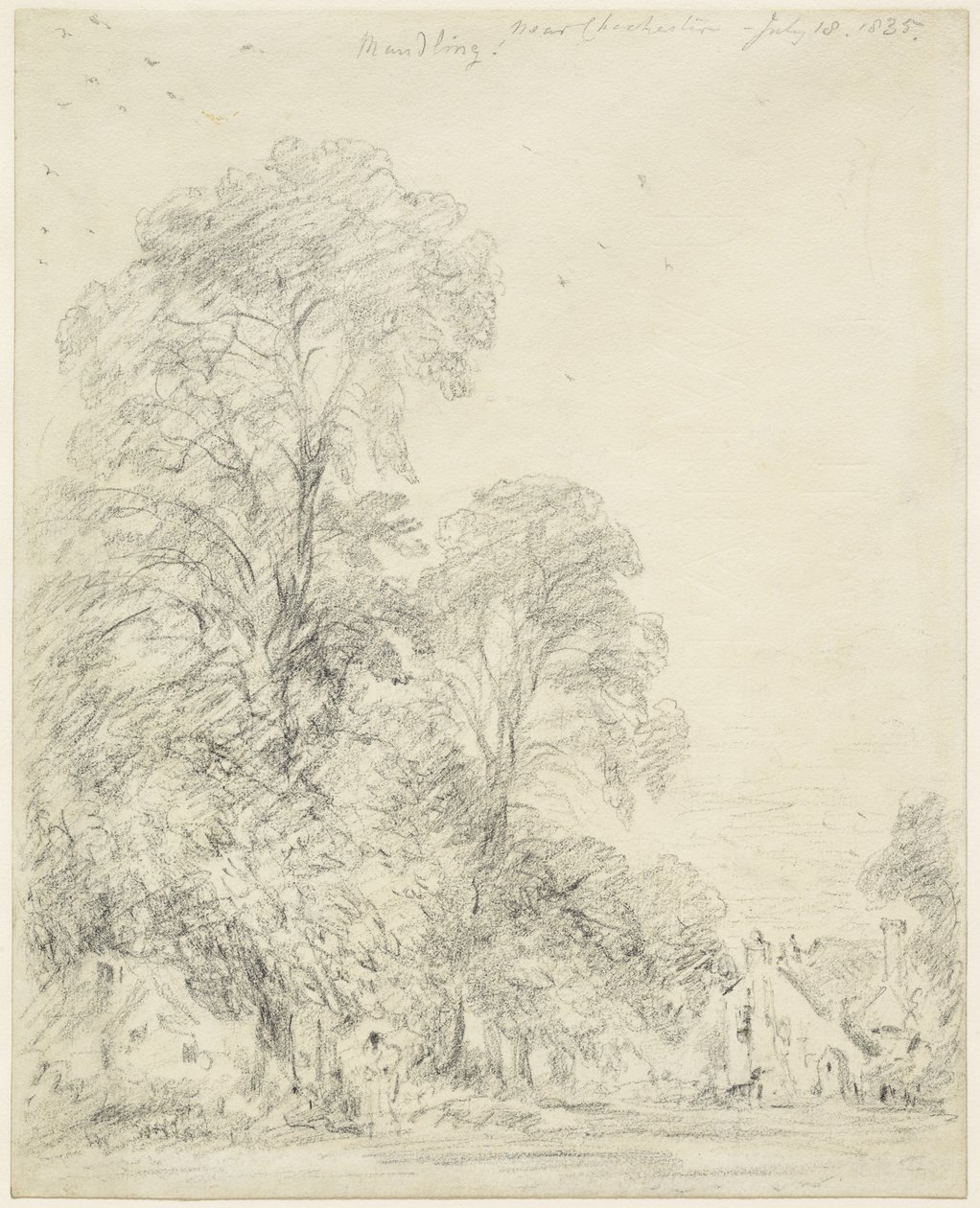 Maudlin, Chichester yakınlarında, 18 Temmuz 1835 by John Constable