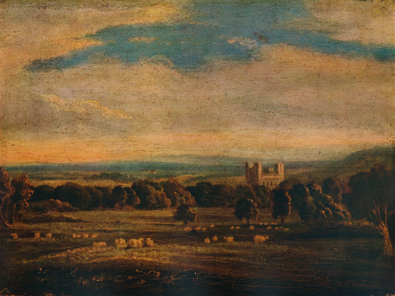 Naworth Kalesi, c1826 by John Constable