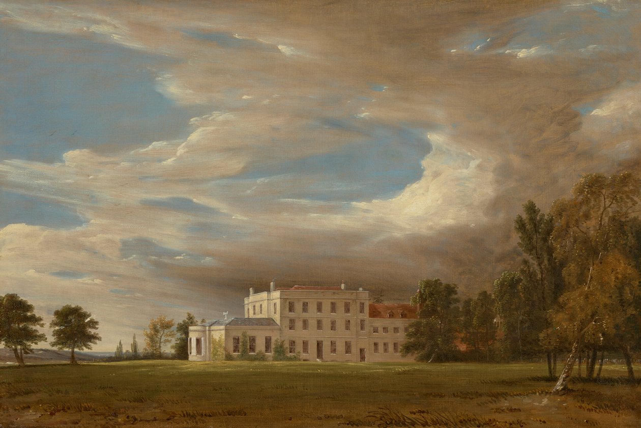 Old Hall, Doğu Bergholt by John Constable