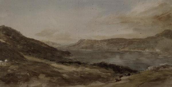 PD.77-1950 Windermere, c.1806 (suluboya) by John Constable