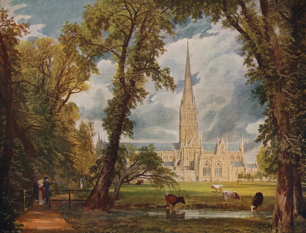 Salisbury Katedrali, 1823, c1915 by John Constable
