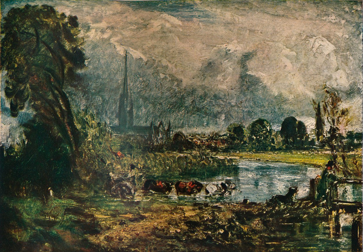 Salisbury Katedrali, c1829. 1911 by John Constable