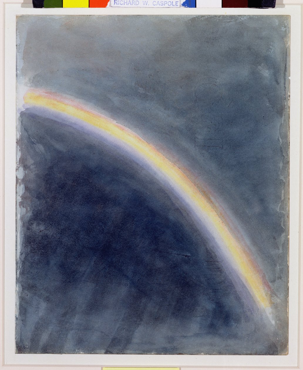 Sky Study with Rainbow, 1827  by John Constable