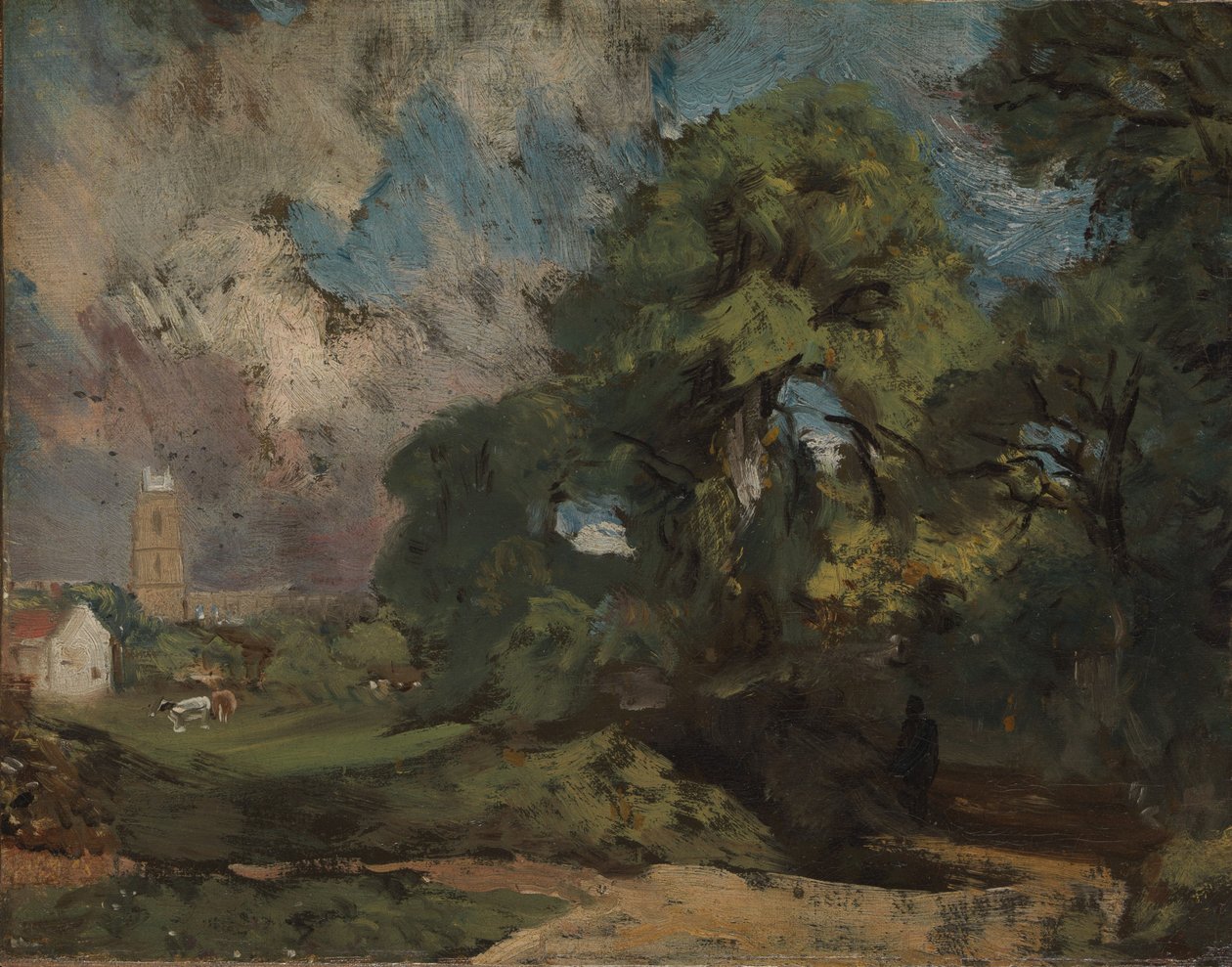 Stoke-by-Nayland, 1810-11 dolayları by John Constable