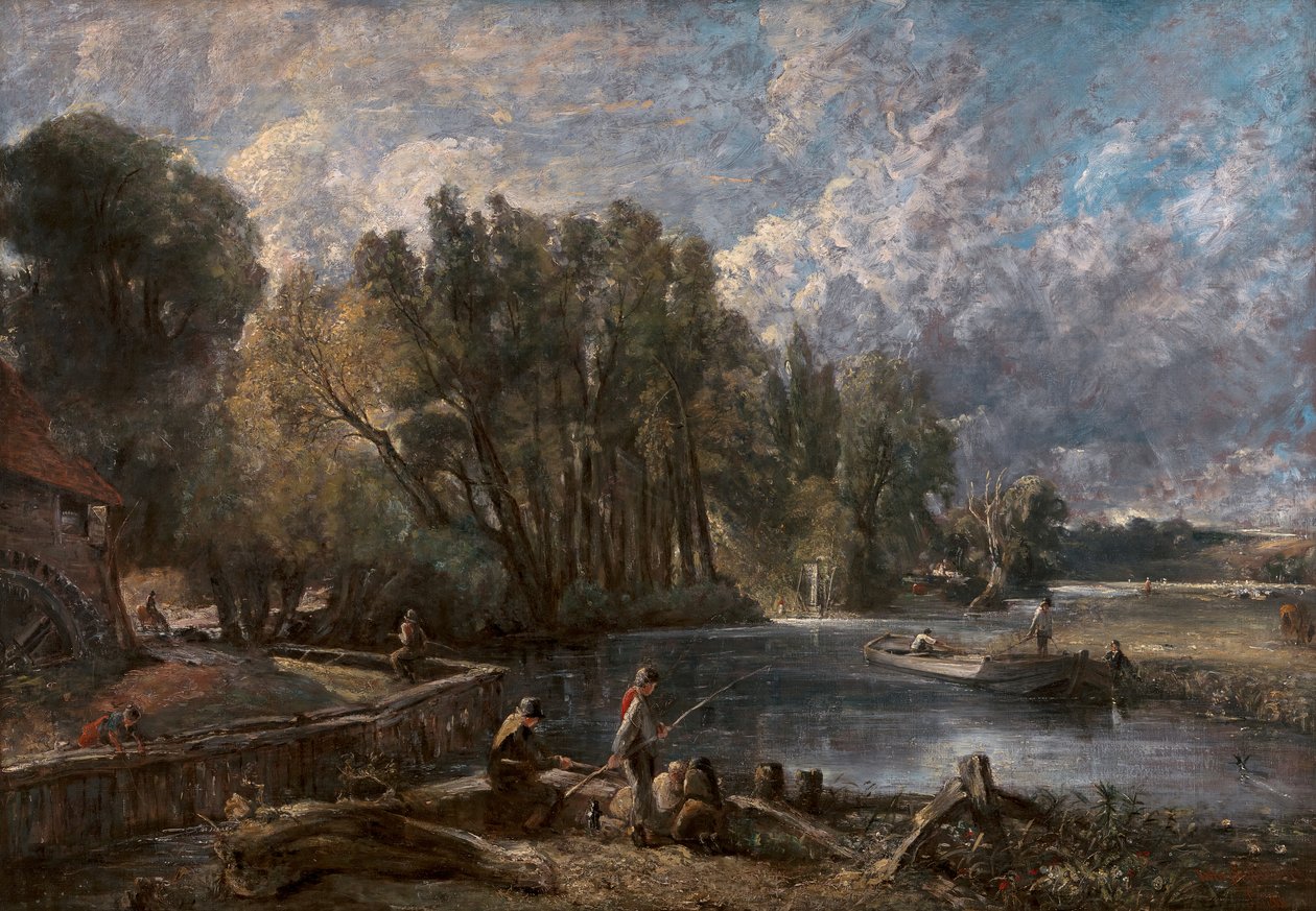 Stratford Mill, 1819-1820. by John Constable