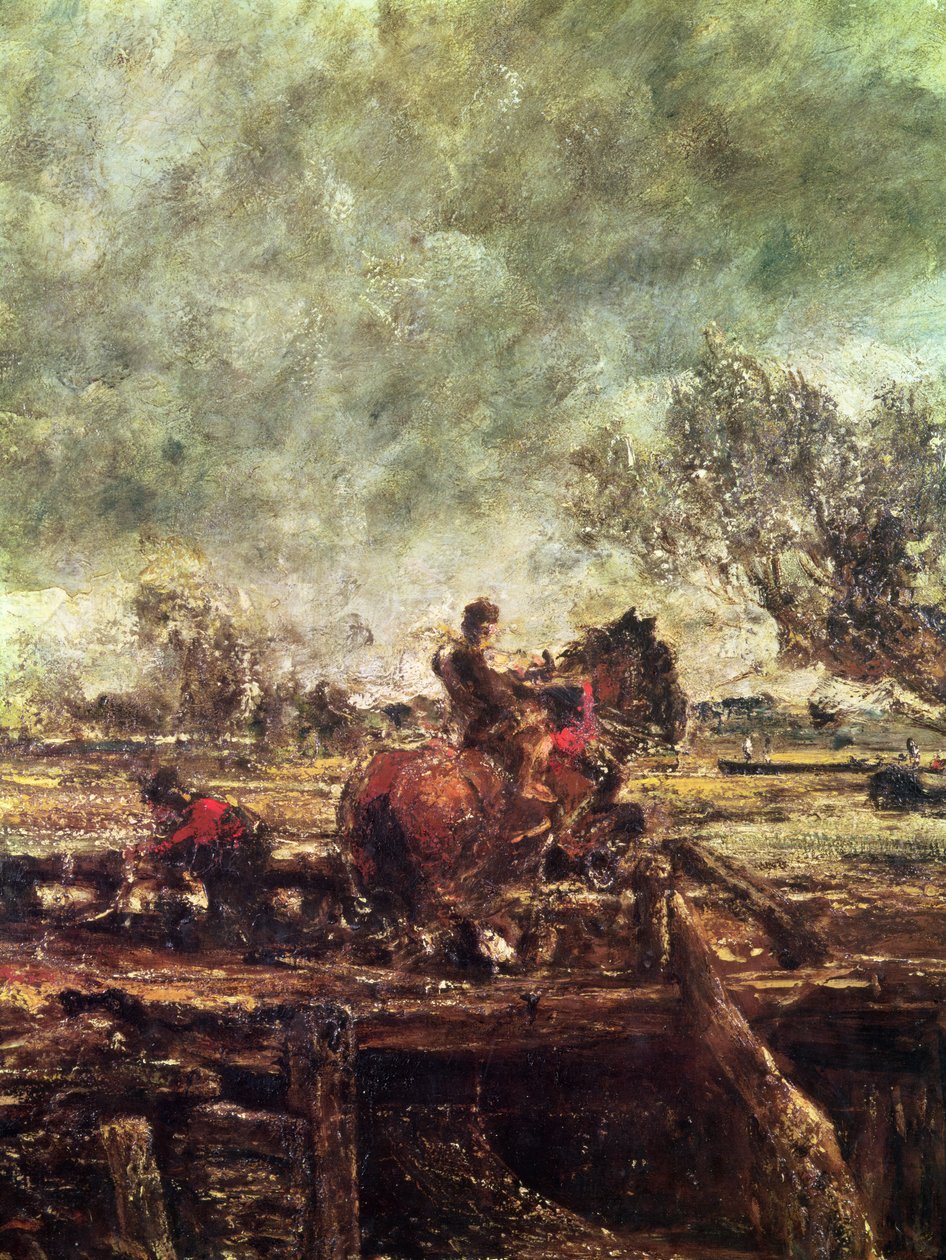 Sıçrayan At Çalışması (detay) by John Constable