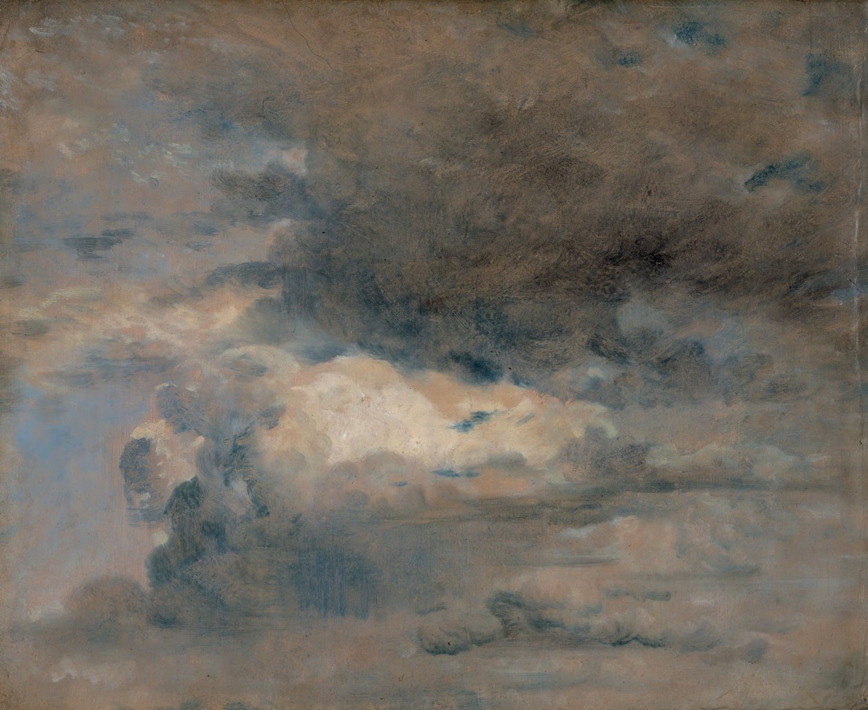 Bulutların İncelenmesi - Akşam, 31 Ağustos 1822. by John Constable