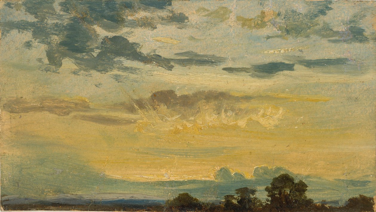Yaz Günbatımı, 19. yüzyılın başları by John Constable