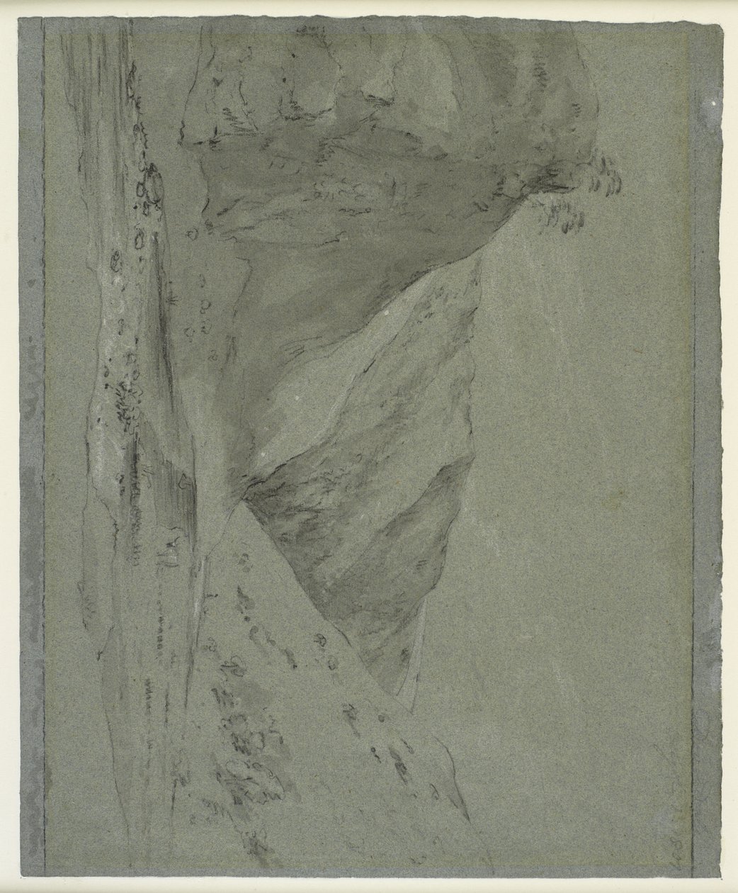 Vadi manzarası, Dove Dale by John Constable
