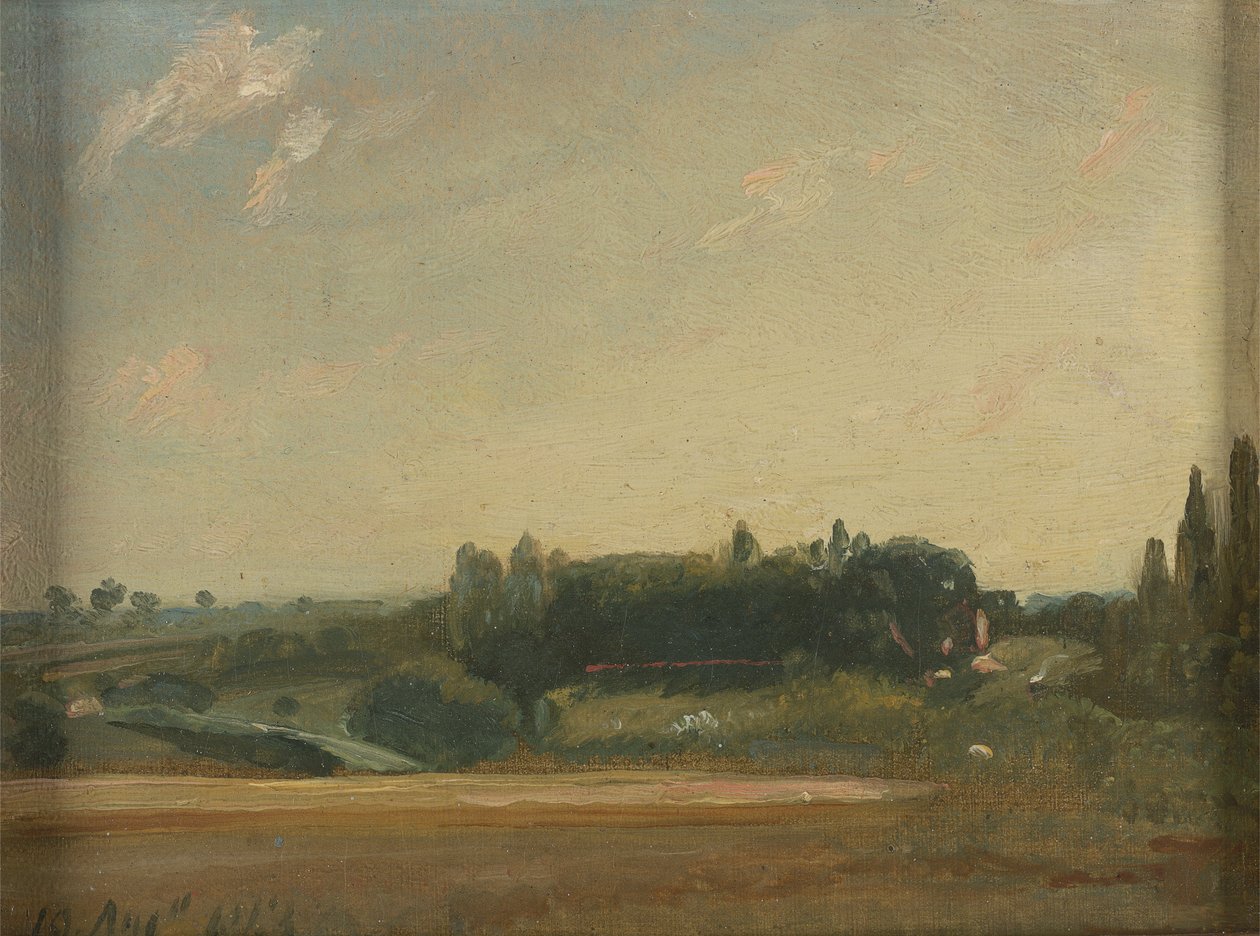 Rektörlüğe Doğru Görünüm, Doğu Bergholt by John Constable