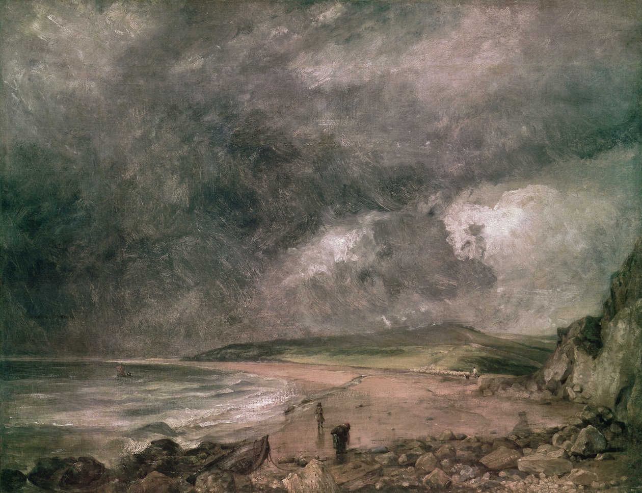 Yaklaşan Fırtına ile Weymouth Körfezi by John Constable