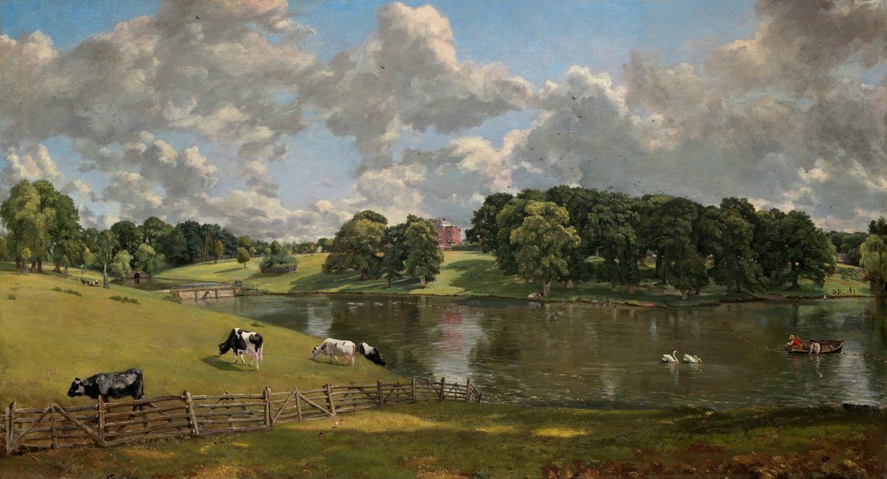 Wivenhoe Parkı, Essex, 1816. by John Constable