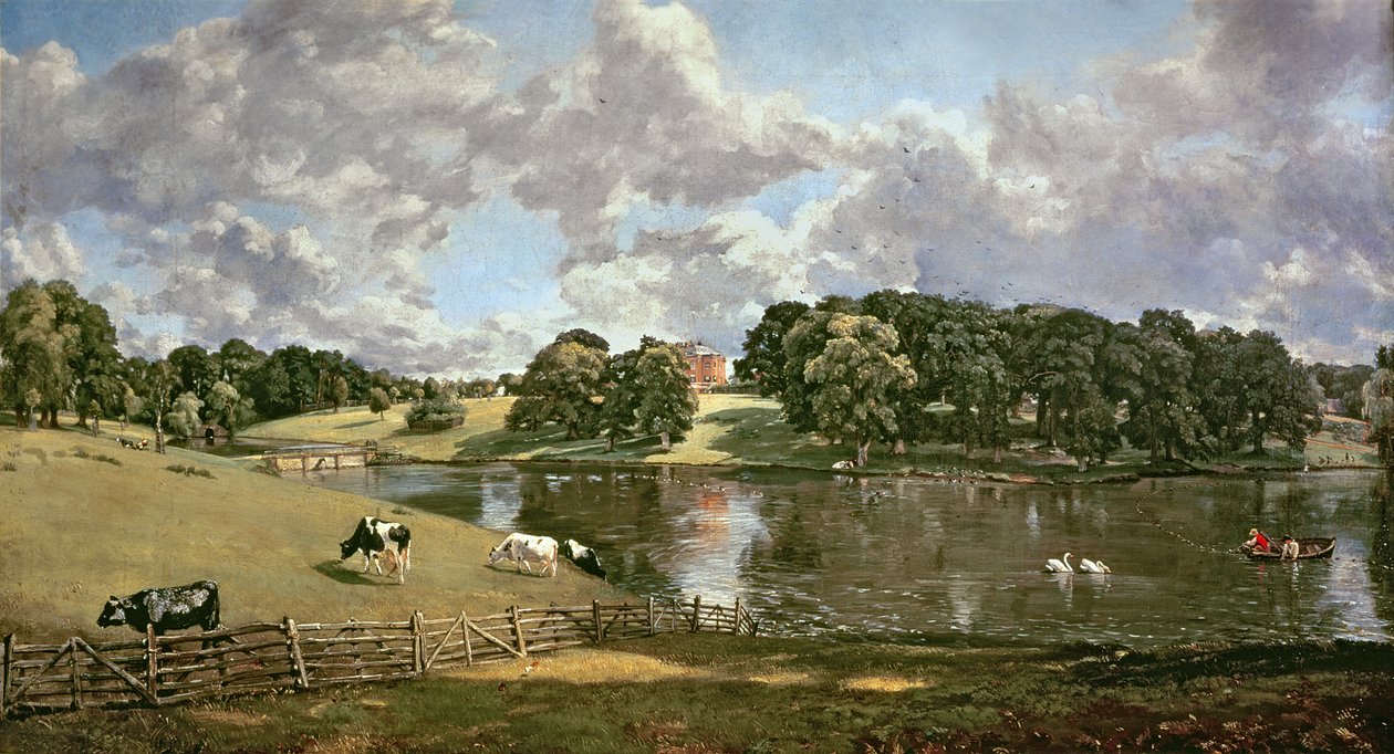 Wivenhoe Parkı, Essex, 1816 by John Constable