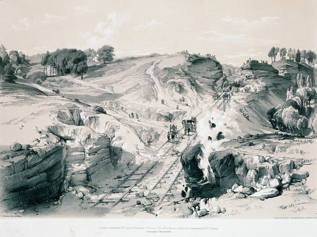 Patlayan kayalar, Linsdale, Buckinghamshire, 1830