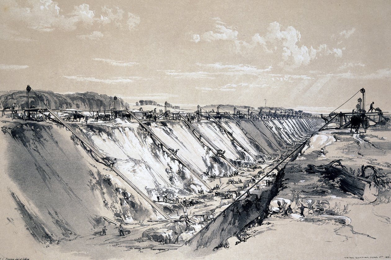 Tring Kesme, Hertfordshire by John Cooke Bourne