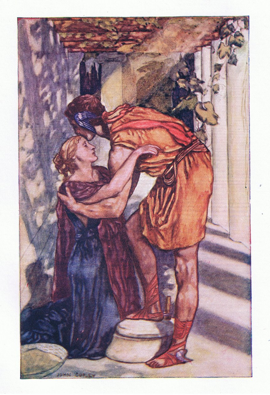 Perseus, Thomas Nelson & Sons tarafından yayınlanan The Gateway to Romance adlı büyük macerasına başladı. by John Copley