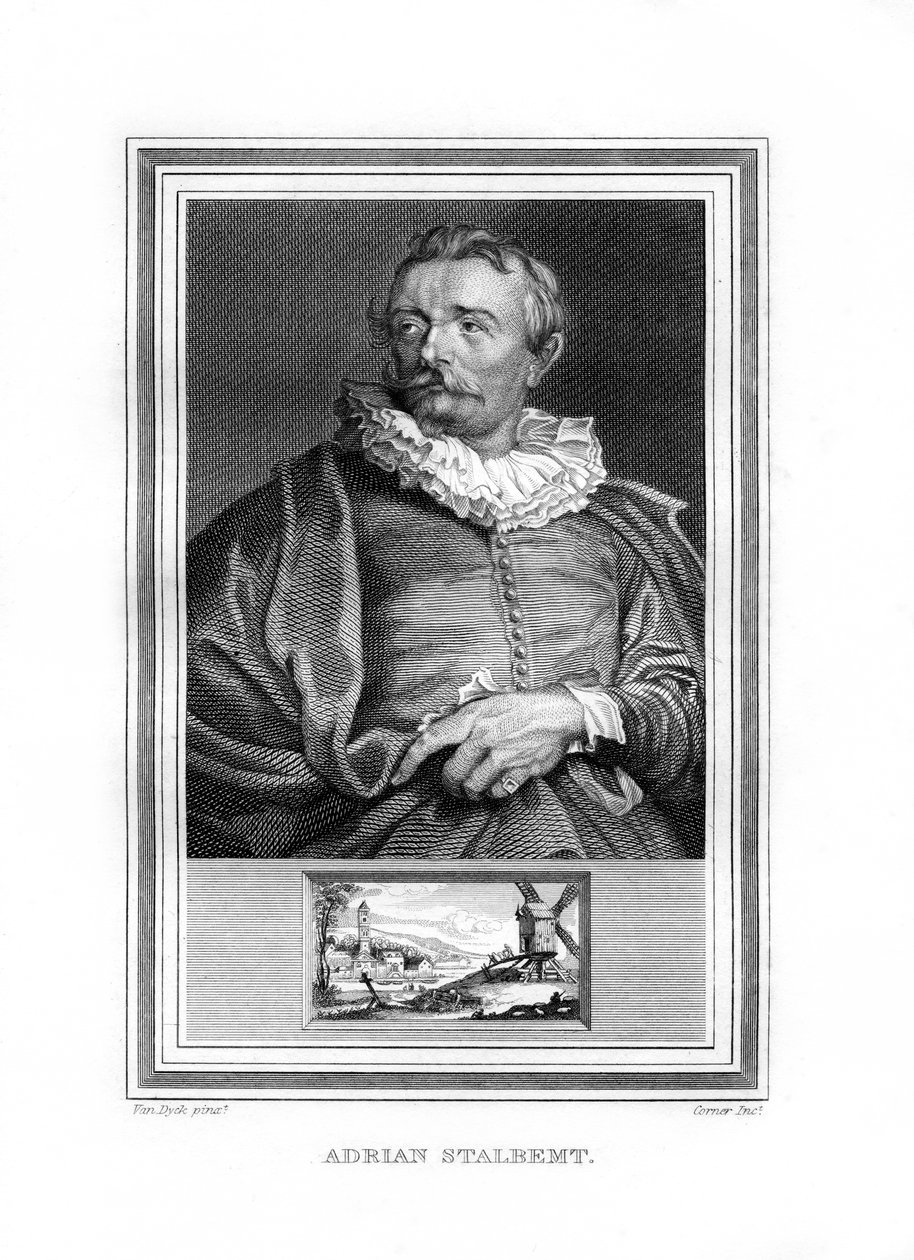 Adriaen van Stalbemt, Flaman ressam, 1825. by John Corner