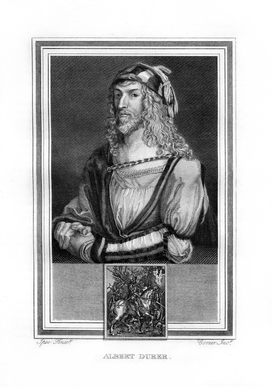 Albert Durer, Alman Kuzey Rönesans ressamı ve oymacısı, 1825. by John Corner