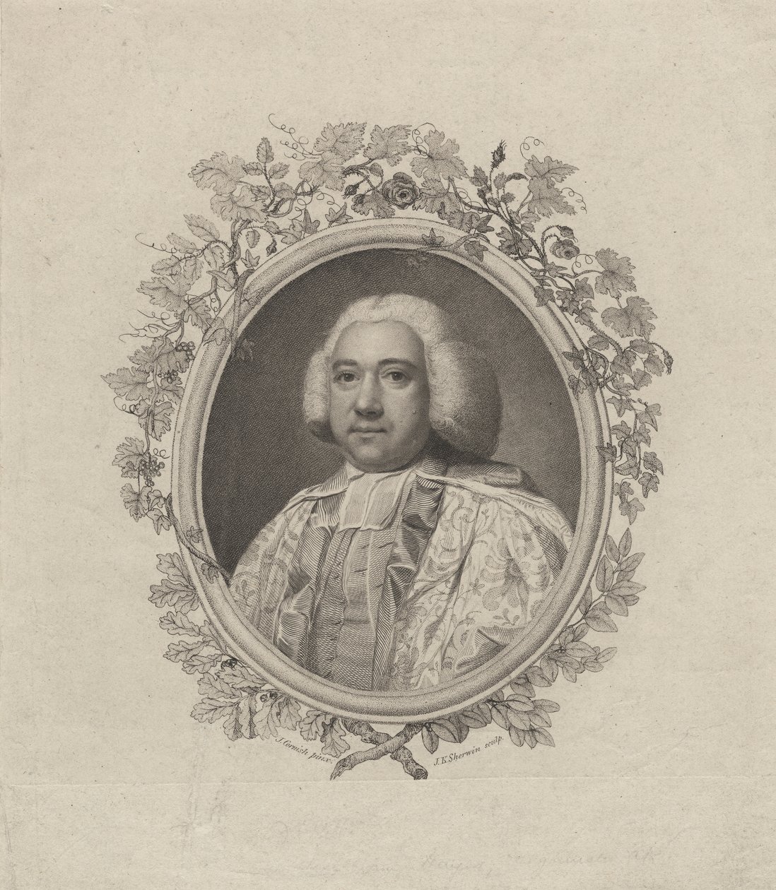 William Hayes, John Keyse Sherwin tarafından oyulmuş (c.1751-90), c.1775 (nokta gravürü) by John Cornish